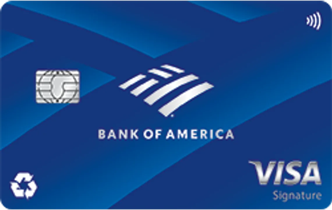 Bank of America Travel Rewards credit card card art