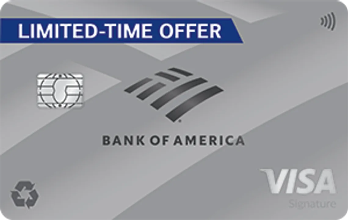 Bank of America Unlimited Cash Rewards credit card card art